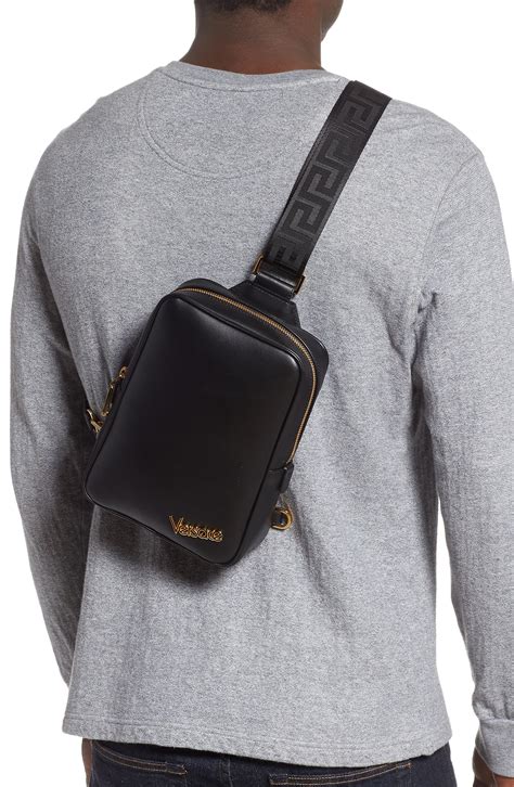 men's bag versace|versace sling bag men.